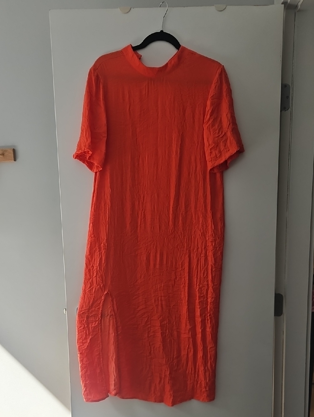 Target FUTURE COLLECTIVE Bright Orange Short Sleeve Shift Dress
